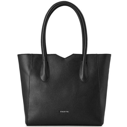 Moteriška rankinė "ZAGATTO" iš ekoodos 41x31x10cm, talpinanti A4 formato dokumentus, skirta į mokyklą, darbą, nešiojama ant peties