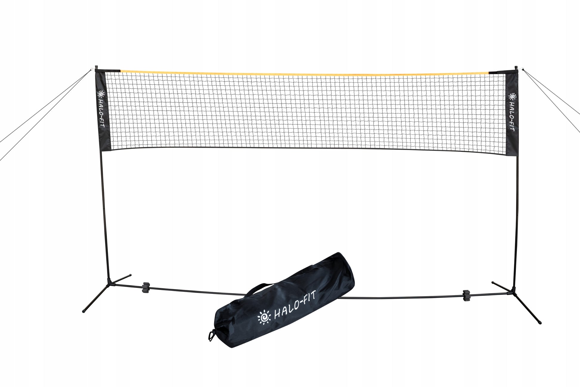 Tinklas tinkliniui, badmintonui, tenisui 3 viename Universali Tvirta 3,6m Halo-Fit