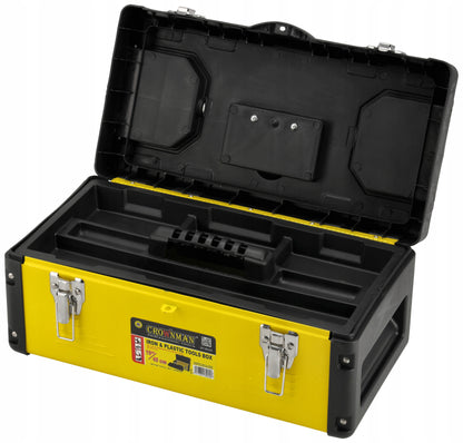 Metalinė išskleidžiama įrankių dėžė su stalčiais