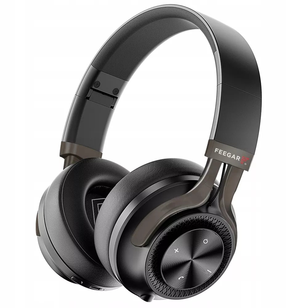 Belaidės ant ausų kabinamos ANC ausinės FEEGAR AlphaBeat 65H Juodos Bluetooth