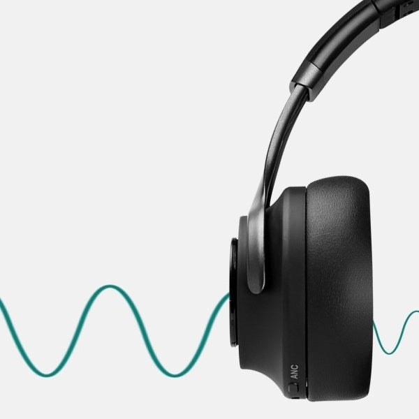 Belaidės ant ausų kabinamos ANC ausinės FEEGAR AlphaBeat 65H Juodos Bluetooth