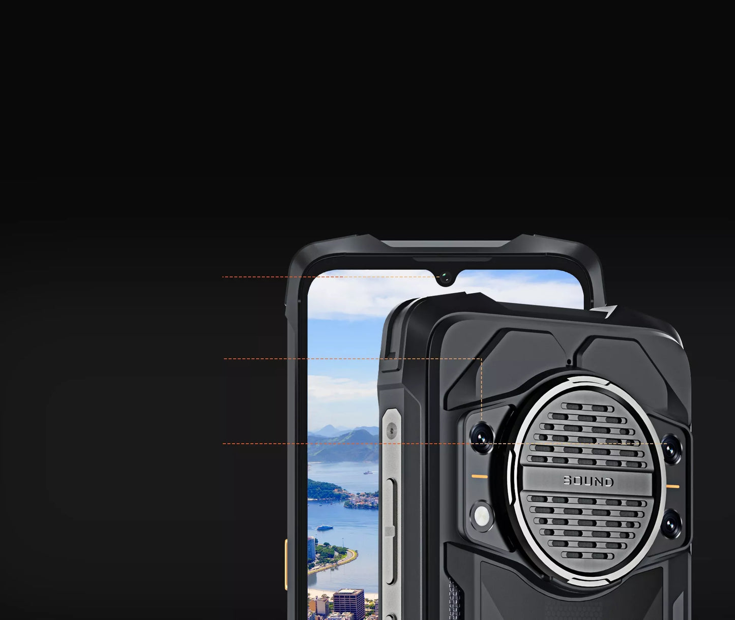 Išmanusis telefonas CUBOT KING KONG Power 3 24/256GB DUAL ŠARVUOTAS IP69K KARINIS