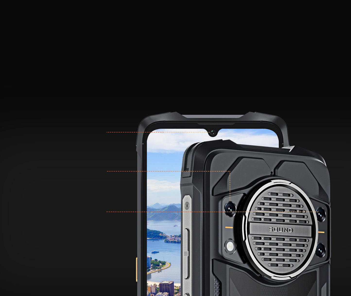 Išmanusis telefonas CUBOT KING KONG Power 3 24/256GB DUAL ŠARVUOTAS IP69K KARINIS