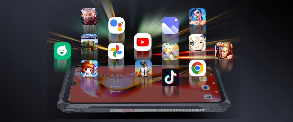 Išmanusis telefonas CUBOT KING KONG Power 5 16/128GB DUAL NFC ŠARVUOTAS IP69K KARINIS