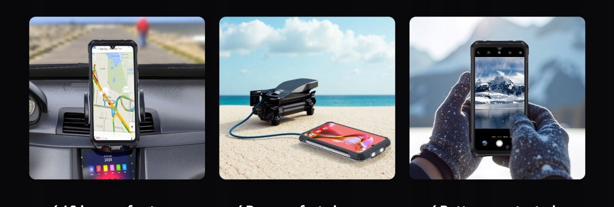 Išmanusis telefonas CUBOT KING KONG Power 5 16/128GB DUAL NFC ŠARVUOTAS IP69K KARINIS