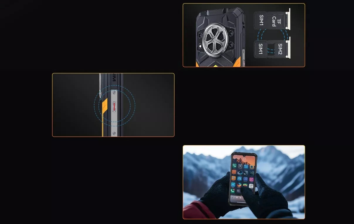 Išmanusis telefonas CUBOT KING KONG Power 5 16/128GB DUAL NFC ŠARVUOTAS IP69K KARINIS