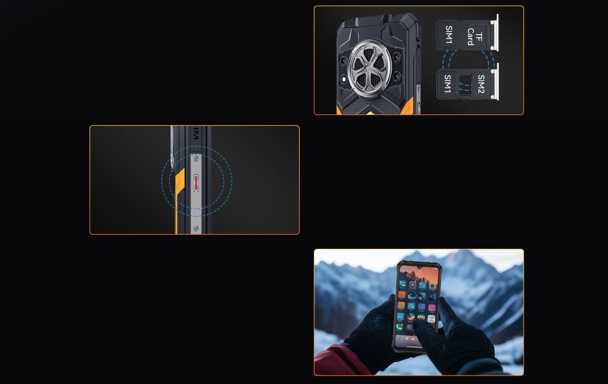 Išmanusis telefonas CUBOT KING KONG Power 5 16/128GB DUAL NFC ŠARVUOTAS IP69K KARINIS