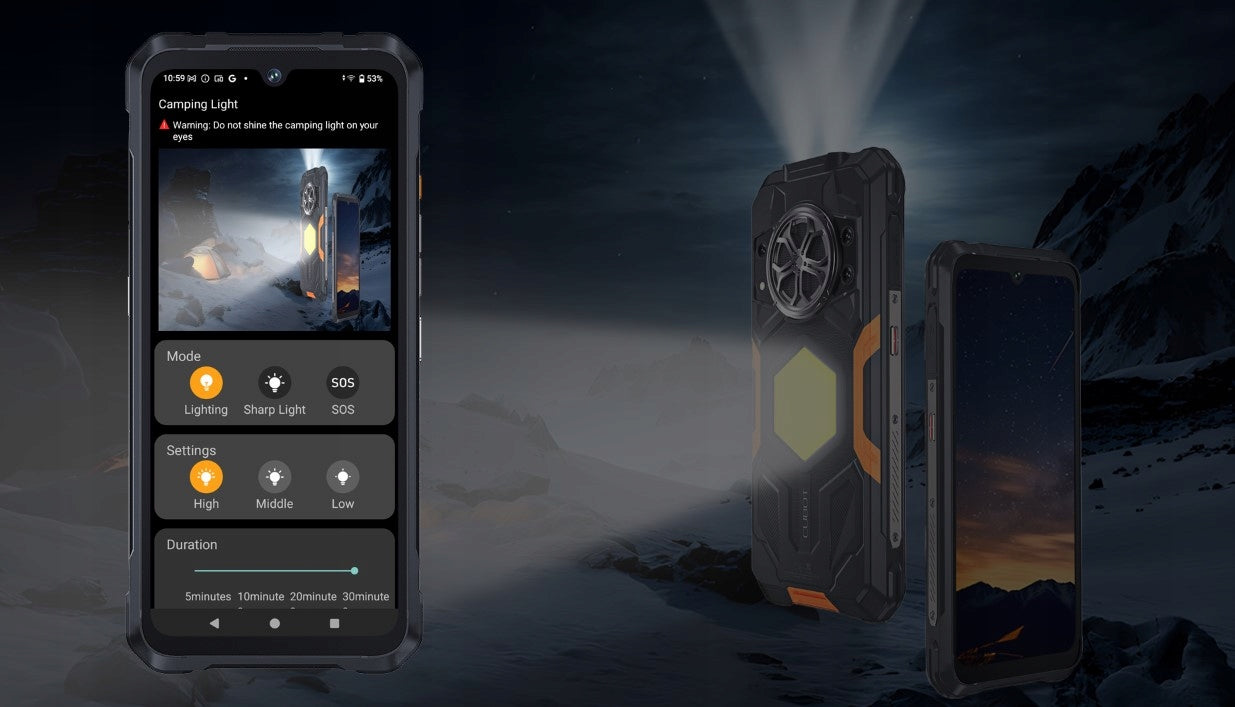 Išmanusis telefonas CUBOT KING KONG Power 5 16/128GB DUAL NFC ŠARVUOTAS IP69K KARINIS