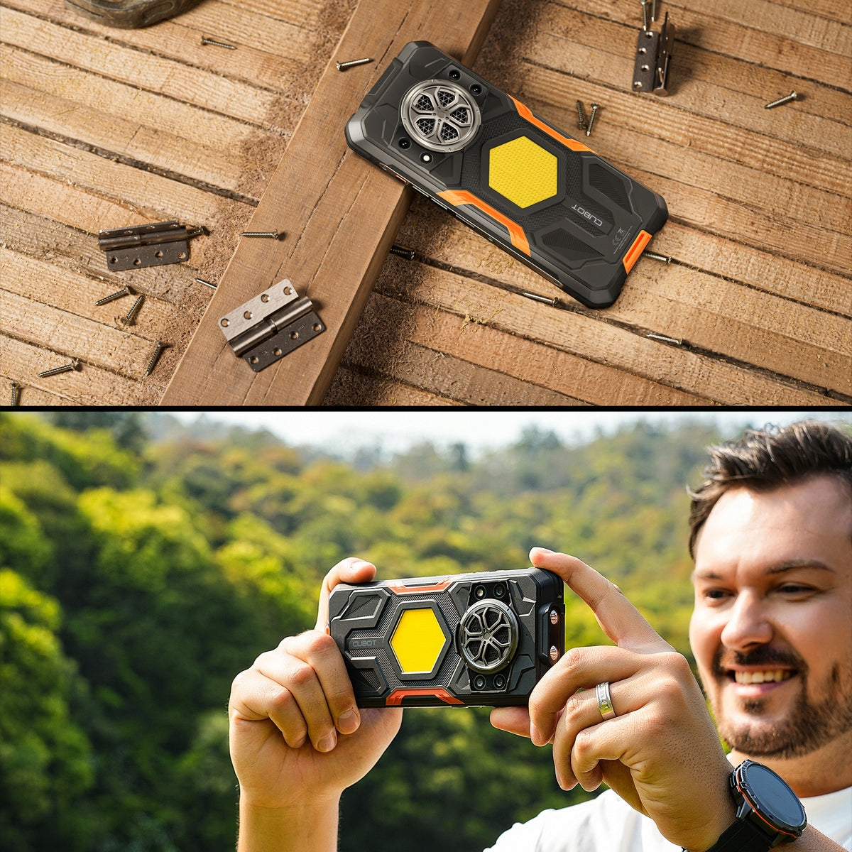 Išmanusis telefonas CUBOT KING KONG Power 5 16/128GB DUAL NFC ŠARVUOTAS IP69K KARINIS