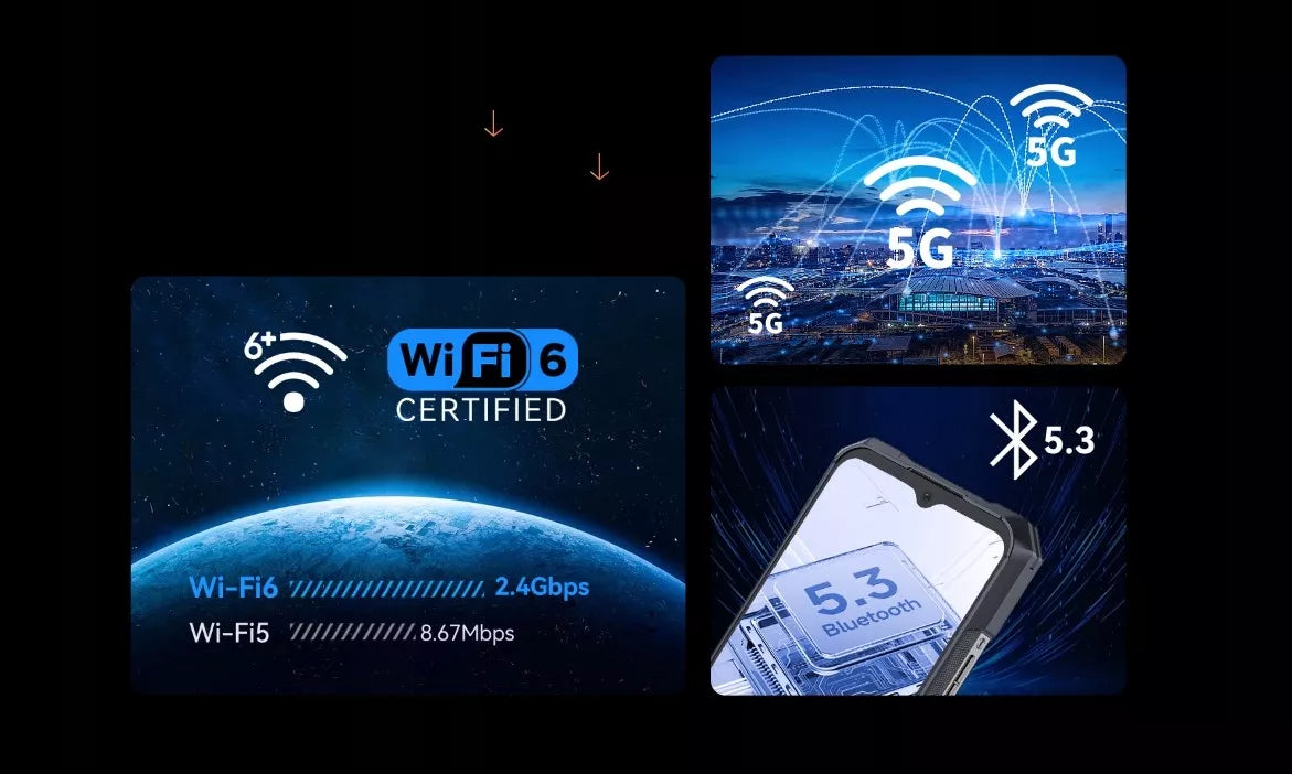Išmanusis telefonas CUBOT KING KONG X PRO 48/256GB NFC DUAL 5G ŠARVUOTAS IP69K KARINIS