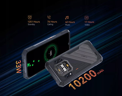 Išmanusis telefonas CUBOT KING KONG X PRO 48/256GB NFC DUAL 5G ŠARVUOTAS IP69K KARINIS