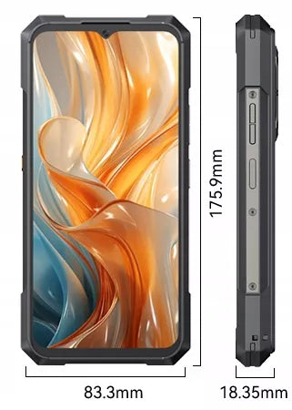 Išmanusis telefonas CUBOT KING KONG X PRO 48/256GB NFC DUAL 5G ŠARVUOTAS IP69K KARINIS