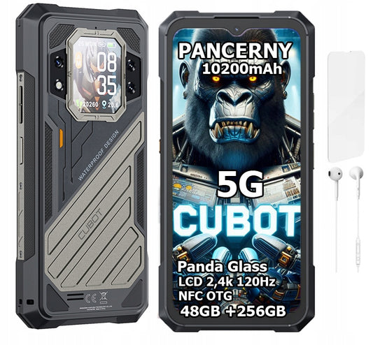 Išmanusis telefonas CUBOT KING KONG X PRO 48/256GB NFC DUAL 5G ŠARVUOTAS IP69K KARINIS