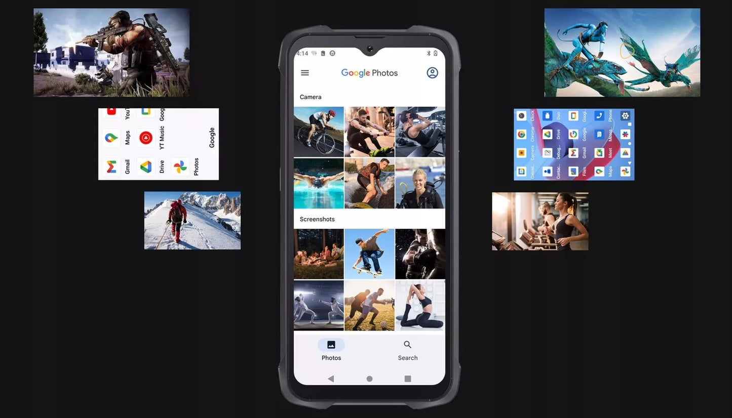 Išmanusis telefonas CUBOT KINGKONG 9 24/256GB NFC ŠARVUOTAS