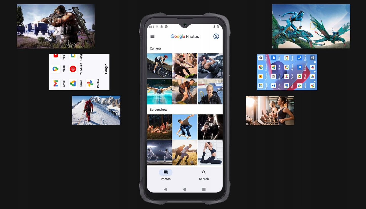Išmanusis telefonas CUBOT KINGKONG 9 24/256GB NFC ŠARVUOTAS