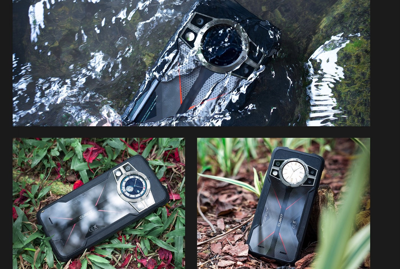 Išmanusis telefonas CUBOT KINGKONG 9 24/256GB NFC ŠARVUOTAS