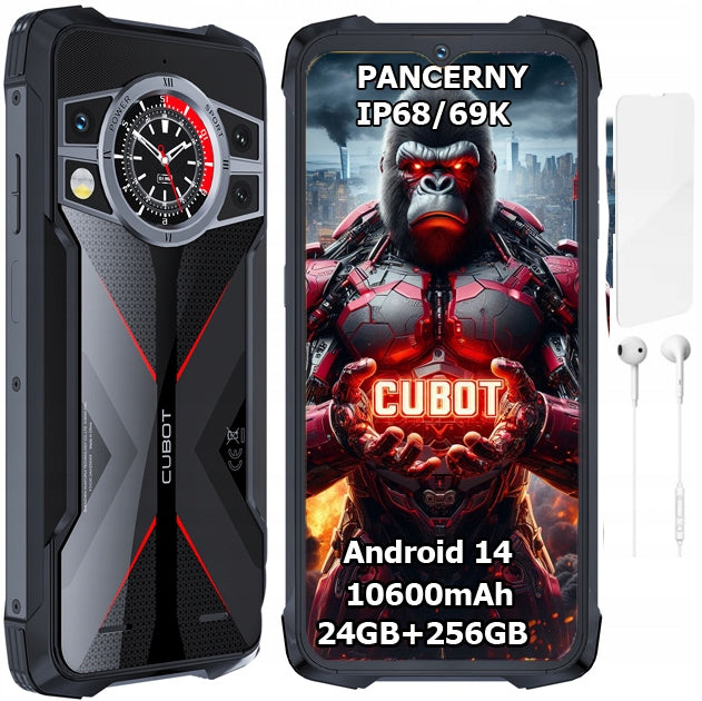 Išmanusis telefonas CUBOT KINGKONG 9 24/256GB NFC ŠARVUOTAS