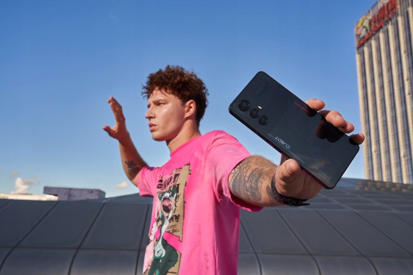 Išmanusis telefonas CUBOT MAX 5 24/256GB NFC DUAL SIM 5G 4G 6,95" OTG + DĖKLAS