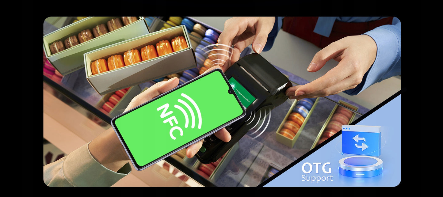 Išmanusis telefonas CUBOT P90 ANDROID 15 24/256GB NFC DUAL SIM 4G 6,88" dėklas + plėvelė