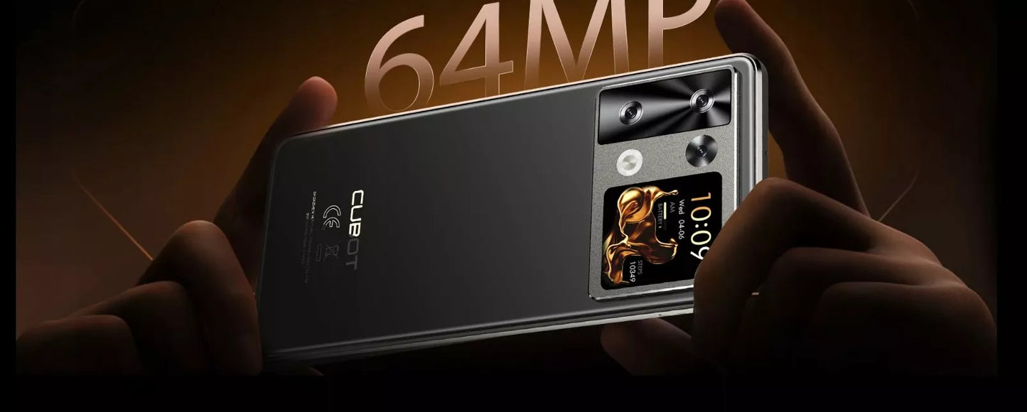 Išmanusis telefonas CUBOT P90 ANDROID 15 24/256GB NFC DUAL SIM 4G 6,88" dėklas + plėvelė