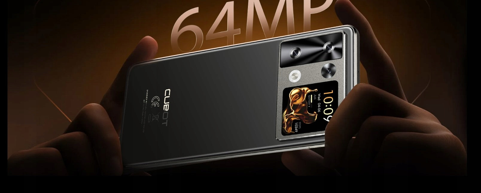 Išmanusis telefonas CUBOT P90 ANDROID 15 24/256GB NFC DUAL SIM 4G 6,88" dėklas + plėvelė