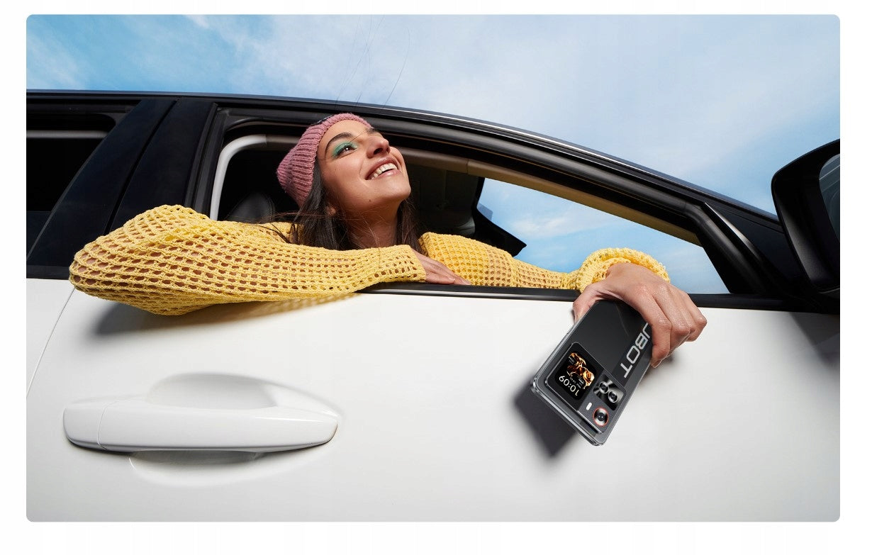 Išmanusis telefonas Cubot X100 5G Dual SIM 16/256GB Android 15 su dviem ekranais + dėklas