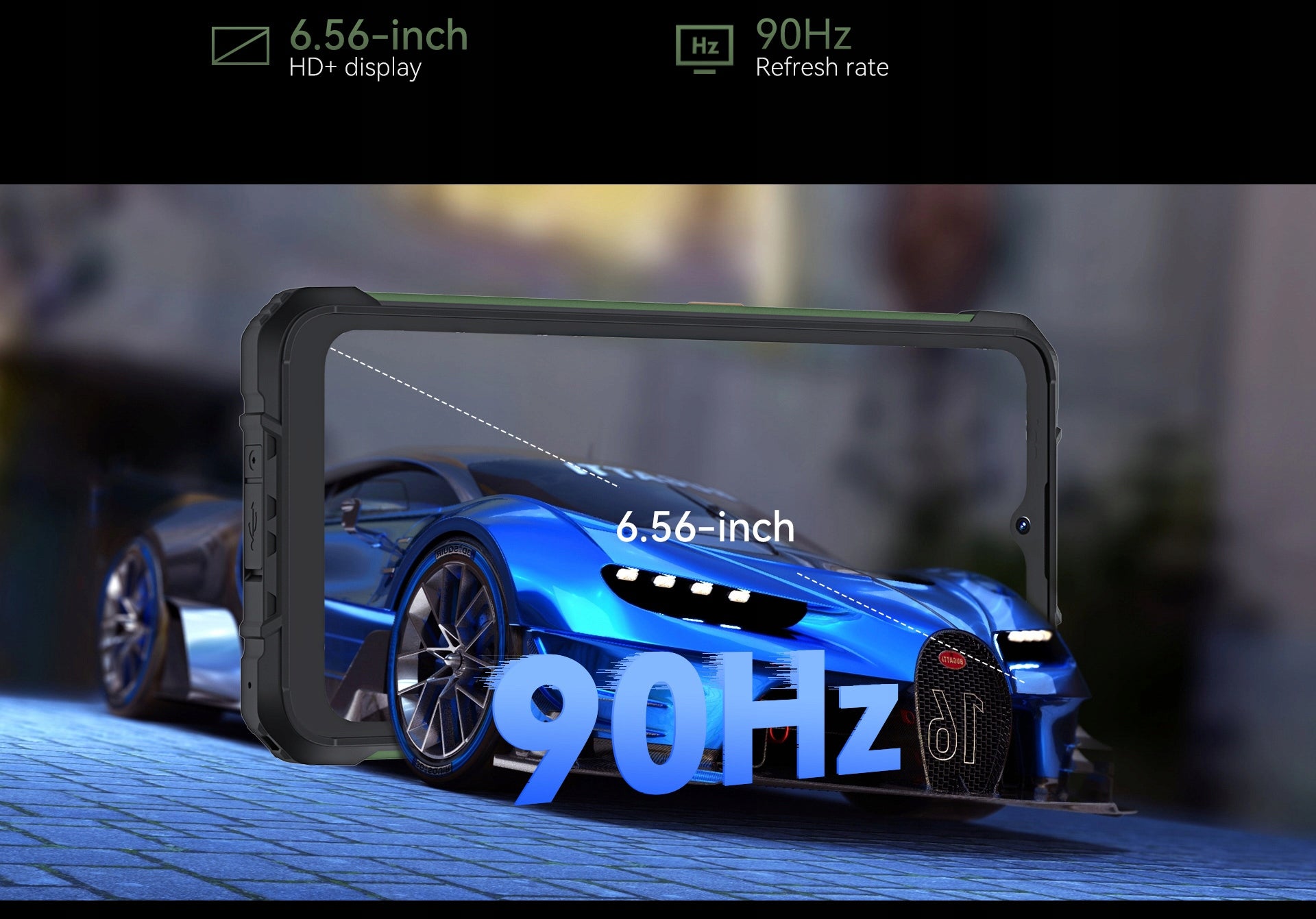 Šarvuotas išmanusis telefonas CUBOT KING KONG ACE 2 16/128GB NFC DUAL SIM 4G 6,5