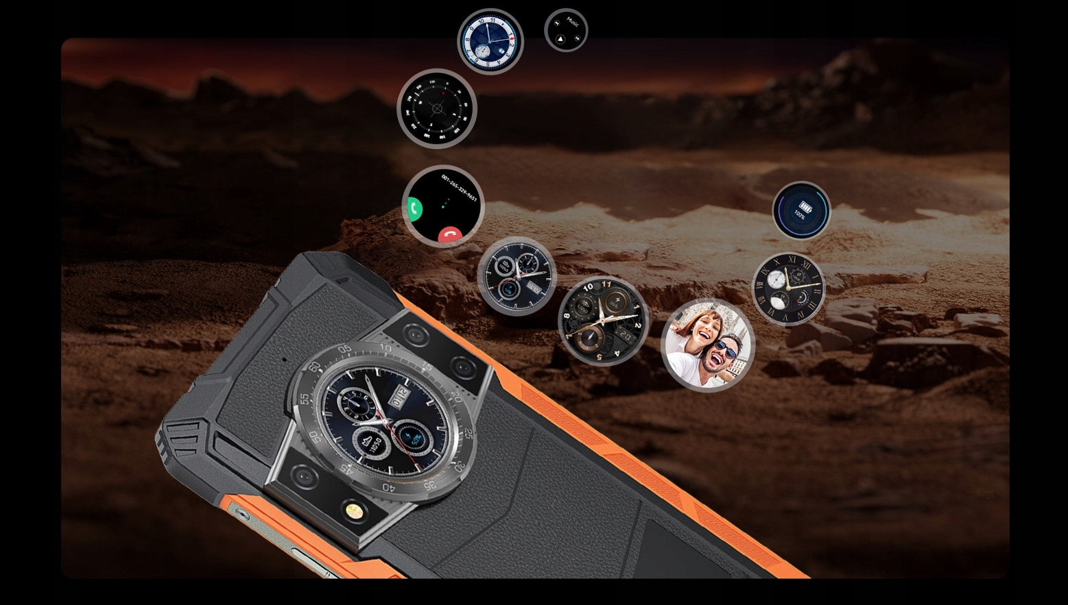 Šarvuotas išmanusis telefonas CUBOT KING KONG ACE 2 16/128GB NFC DUAL SIM 4G 6,5