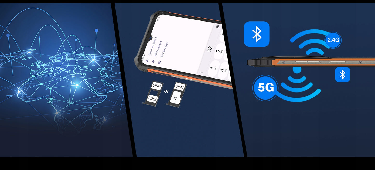 Šarvuotas išmanusis telefonas IP69K IP68 CUBOT KING KONG ES 16/128GB DUAL SIM 4G 6,5