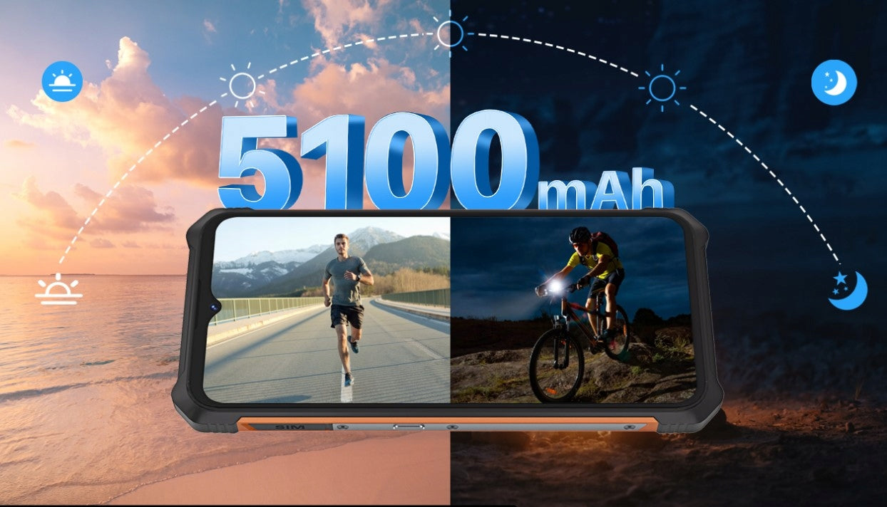 Šarvuotas išmanusis telefonas IP69K IP68 CUBOT KING KONG ES 16/128GB DUAL SIM 4G 6,5