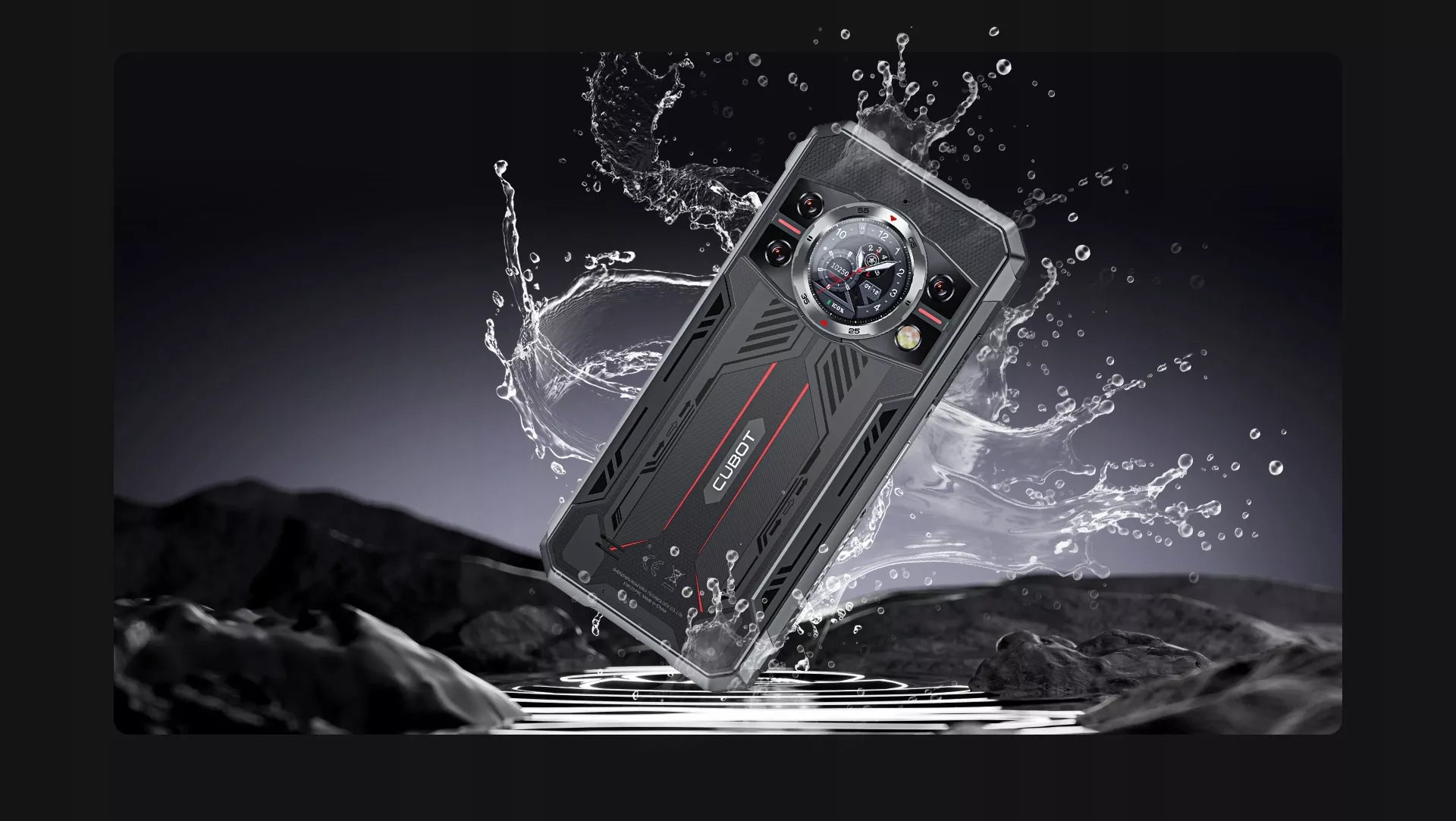 Atsparus smūgiams karinis išmanusis telefonas CUBOT KING KONG 11 32/256GB NFC DUAL SIM 5G