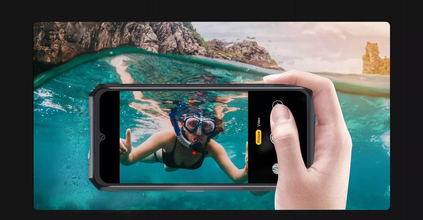 Atsparus smūgiams karinis išmanusis telefonas CUBOT KING KONG 11 32/256GB NFC DUAL SIM 5G