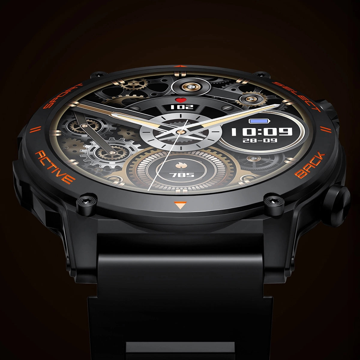 Išmanusis laikrodis Vyriškas 1.43 100 disciplinų kovos menai ChatGPT juodas