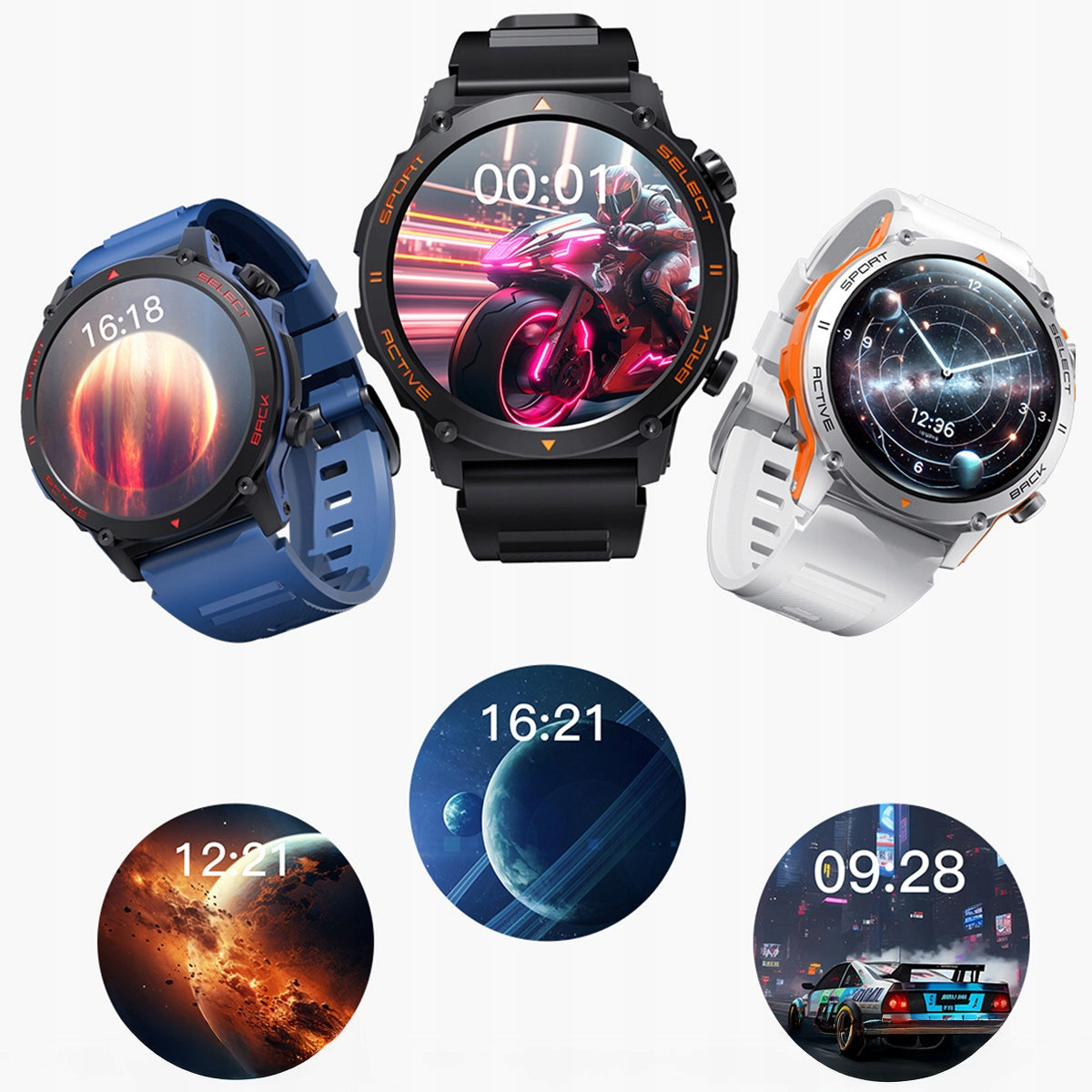 Išmanusis laikrodis Vyriškas 1.43 100 disciplinų kovos menai ChatGPT juodas