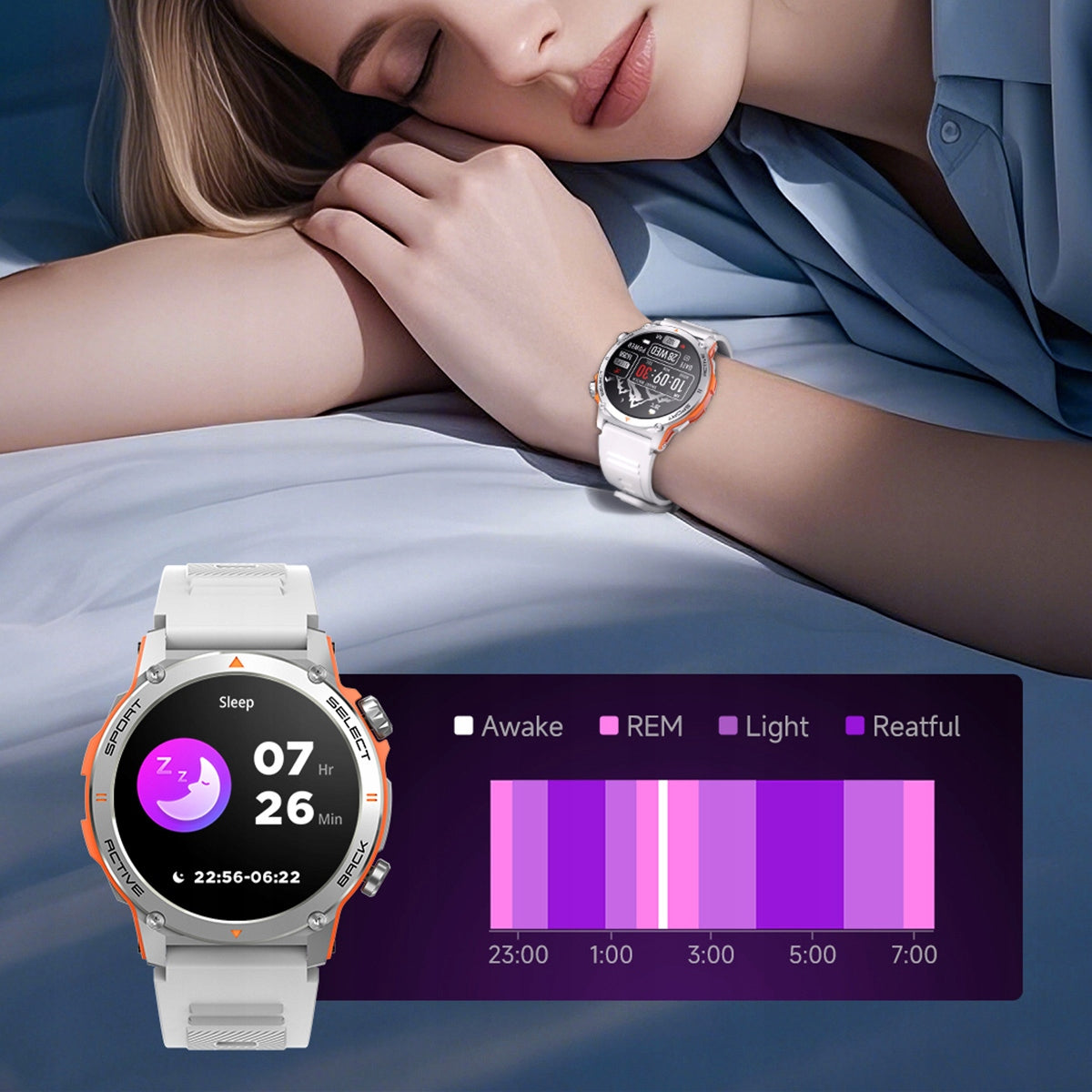 Išmanusis laikrodis Vyriškas 1.43 100 disciplinų kovos menai ChatGPT juodas