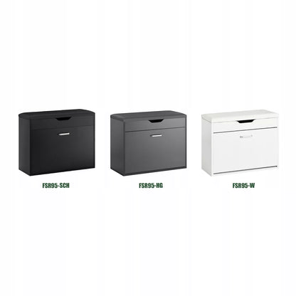 SoBuy suolas su sėdyne batų spintelė su laikymo skyriumi komoda FSR95-HG