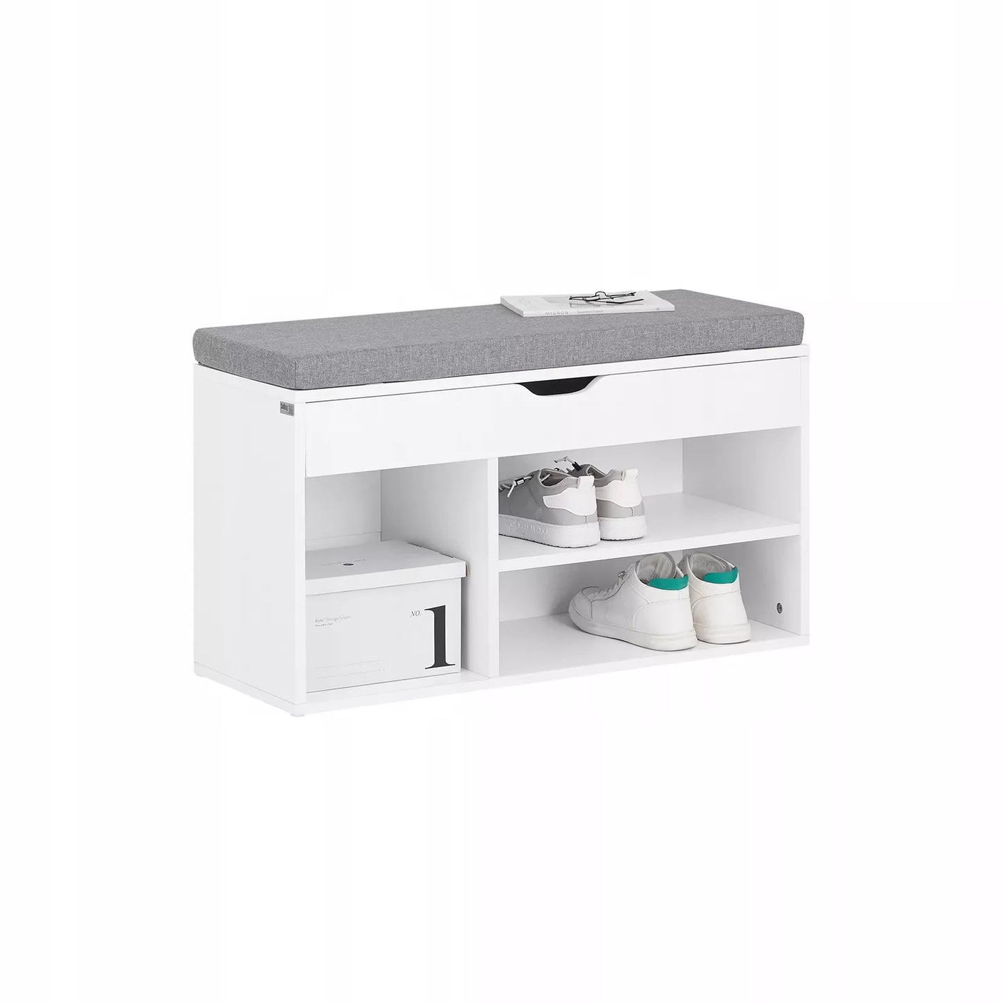 SoBuy suolas su atidaroma sėdyne ir batų laikymo skyriumi FSR45-HG