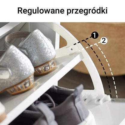 SoBuy Suolas su sėdimąja dalimi Batų spintelė Komoda prieškambariui FSR98-W