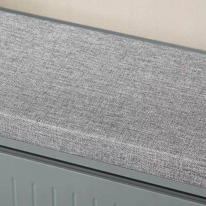 SoBuy Batų spintelė su sėdyne, suoliukas, komoda, prieškambariui FSR98-L-HG