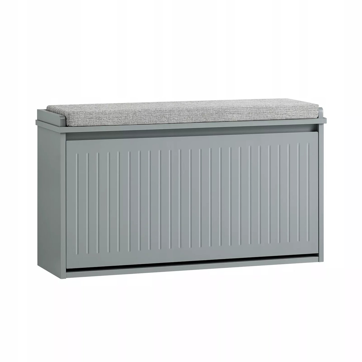 SoBuy Batų spintelė su sėdyne, suoliukas, komoda, prieškambariui FSR98-L-HG