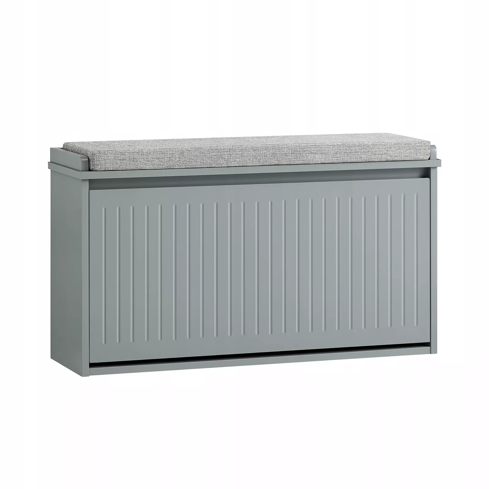 SoBuy Batų spintelė su sėdyne, suoliukas, komoda, prieškambariui FSR98-L-HG