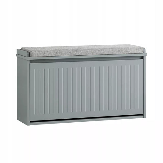 SoBuy Batų spintelė su sėdyne, suoliukas, komoda, prieškambariui FSR98-L-HG