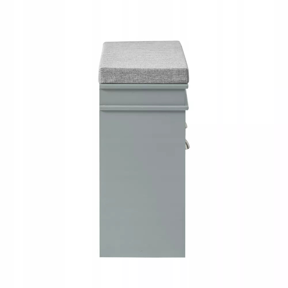 SoBuy Siaura batų spintelė su sėdyne prieškambariui 24 cm FSR64-HG