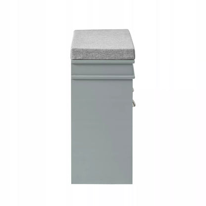 SoBuy Siaura batų spintelė su sėdyne prieškambariui 24 cm FSR64-HG