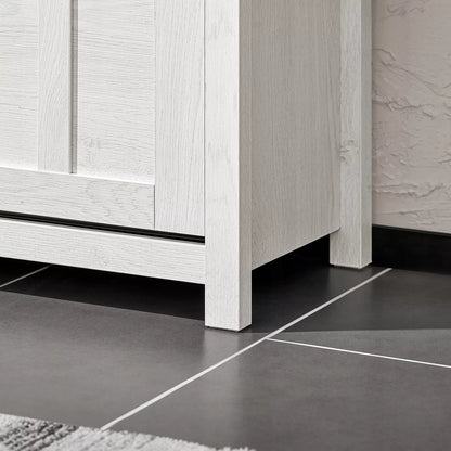 SoBuy batų spintelė balta 3 durys organizatorius drabužinė FSR162-W