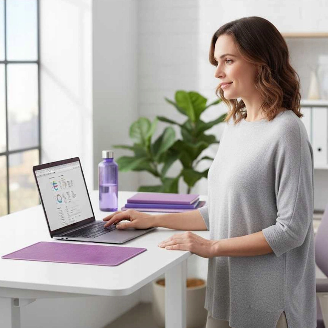 Spacetronik ELEKTRINIS reguliuojamas stalas 160x80 LED panelis 80KG signalizacija baltas