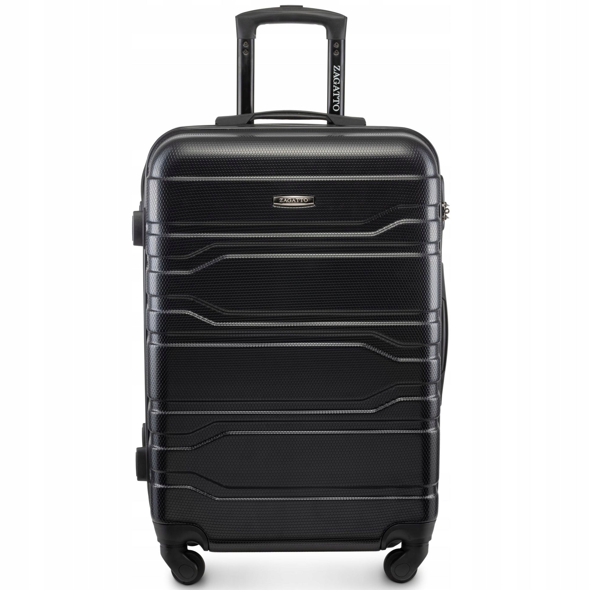 Vidutinio dydžio kelioninis lagaminas su ratukais RYANAIR 60L kietas ZAGATTO