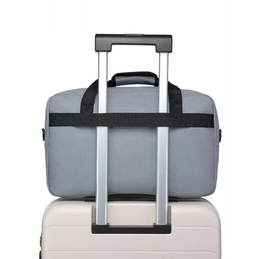 Pilka rankinis krepšys lėktuvui 40x30x20 RYANAIR kelioninis 20L Kono Kebo