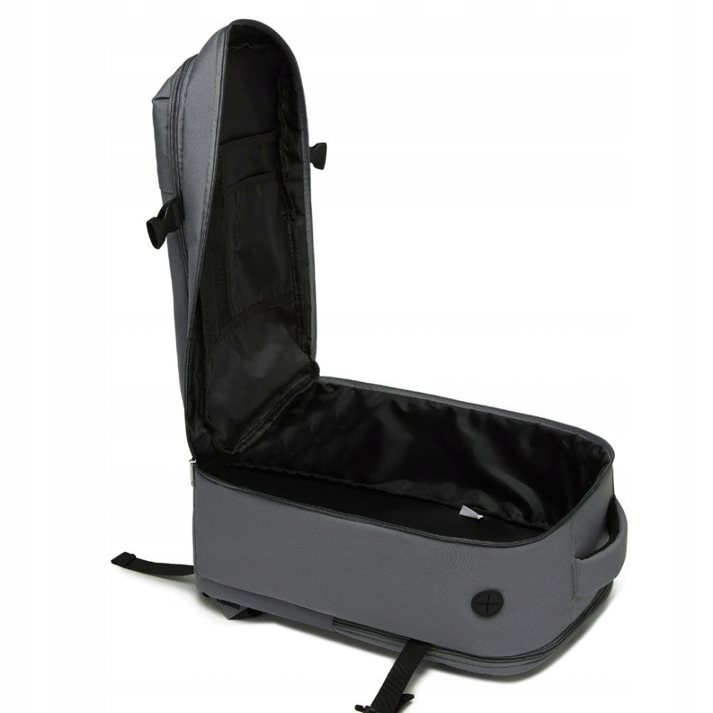 Pilkos Skra Skranės Dydžio Kuprinė 40x30x20 RYANAIR Wizz Air Kabininė KUPRINĖ