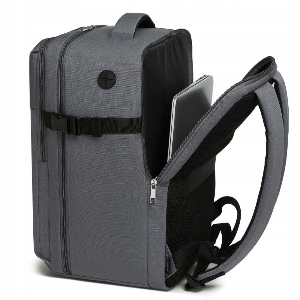 Pilkos Skra Skranės Dydžio Kuprinė 40x30x20 RYANAIR Wizz Air Kabininė KUPRINĖ